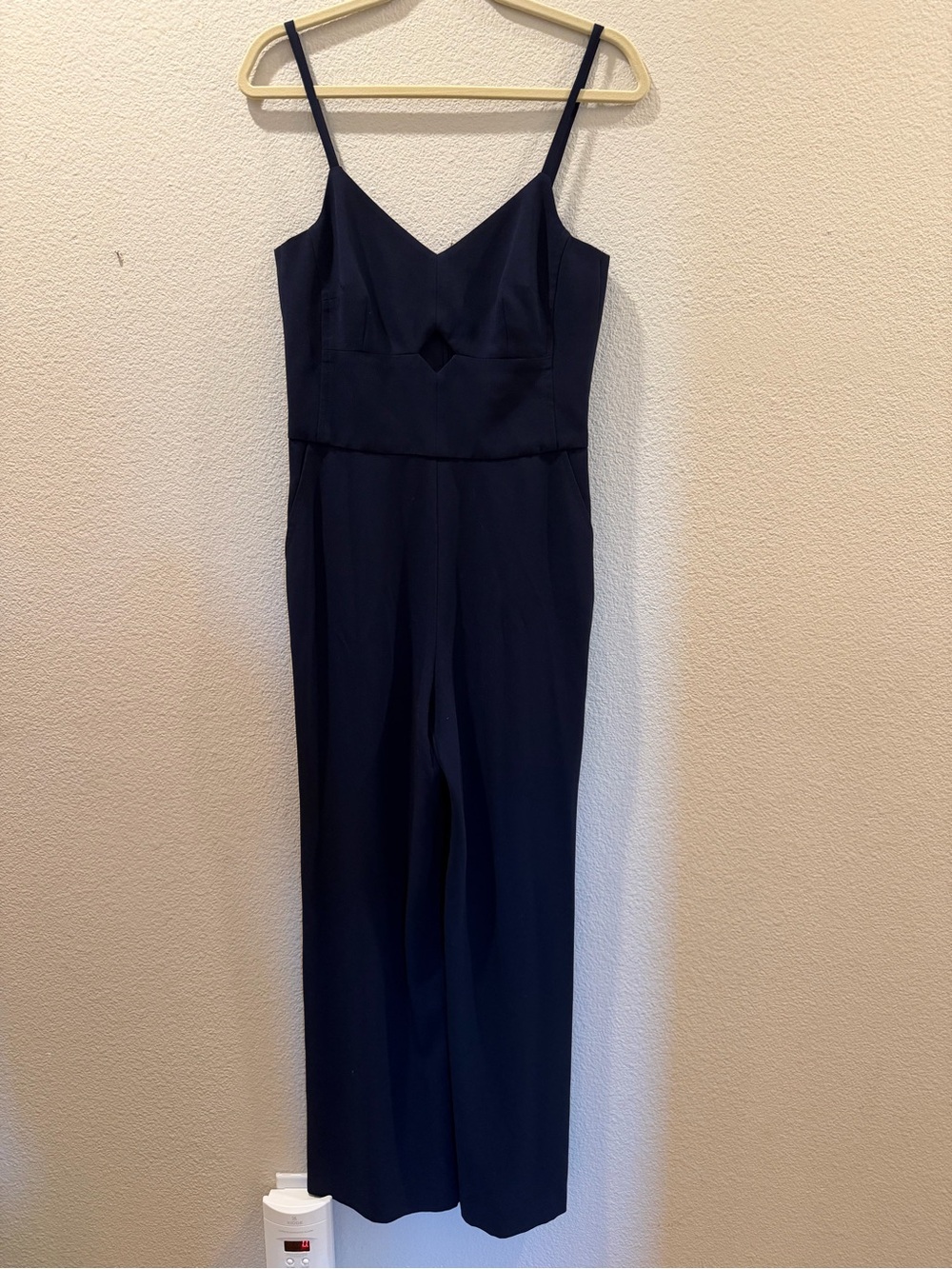 Trina Turk Navy Peekaboo Jumpsuit Size 4